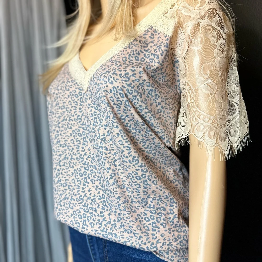 NWT POL leopard print shirt - Picture 2 of 6